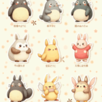 Cartoon Characters & Mascots - Sticker Sheet v14